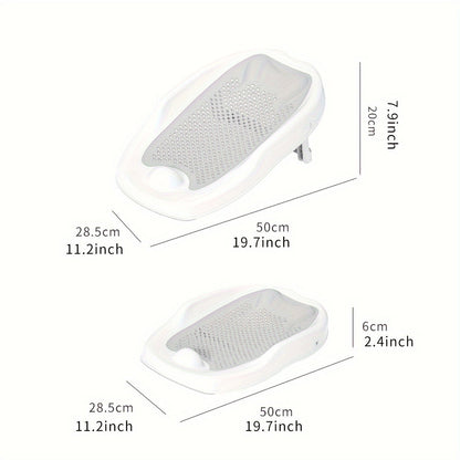 Siège de bain pliable pour enfants - Support de bain antidérapant en forme de poisson pour un bain en toute sécurité