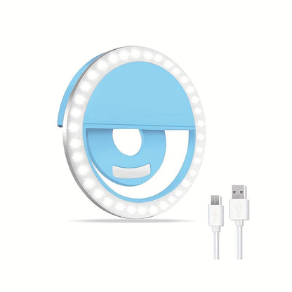 Anneau Lumineux LED Selfie – Idéal pour le Maquillage et la Photographie