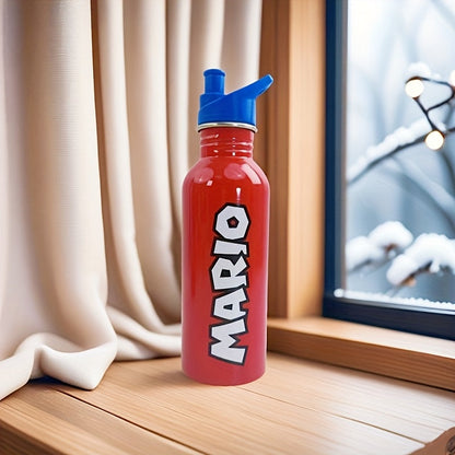 Gourde Super Mario – Bouteille en inox avec bouchon pour enfants