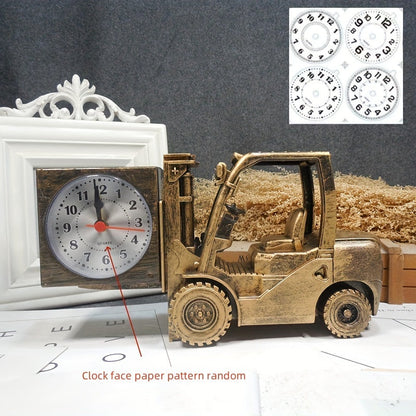 Réveil rétro en forme de chariot élévateur – Design unique et créatif pour étudiants et décoration de chambre