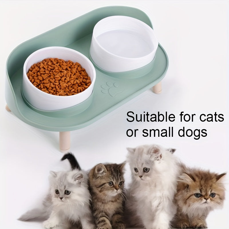 Gamelle double surélevée pour animaux – Repas confortable et sain pour chats et chiens