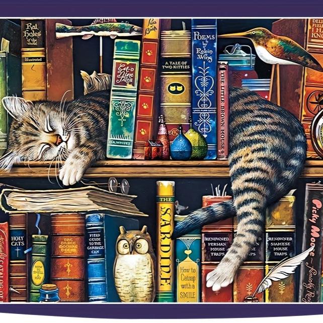 Puzzle Chat sur Étagère – Pour les Amoureux des Puzzles et des Chats