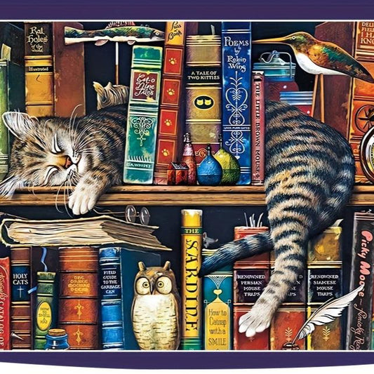Puzzle Chat sur Étagère – Pour les Amoureux des Puzzles et des Chats