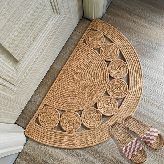 Tapis de Bain Bohème Tissé à la Main – Parfait pour votre Salle de Bain ou Entrée