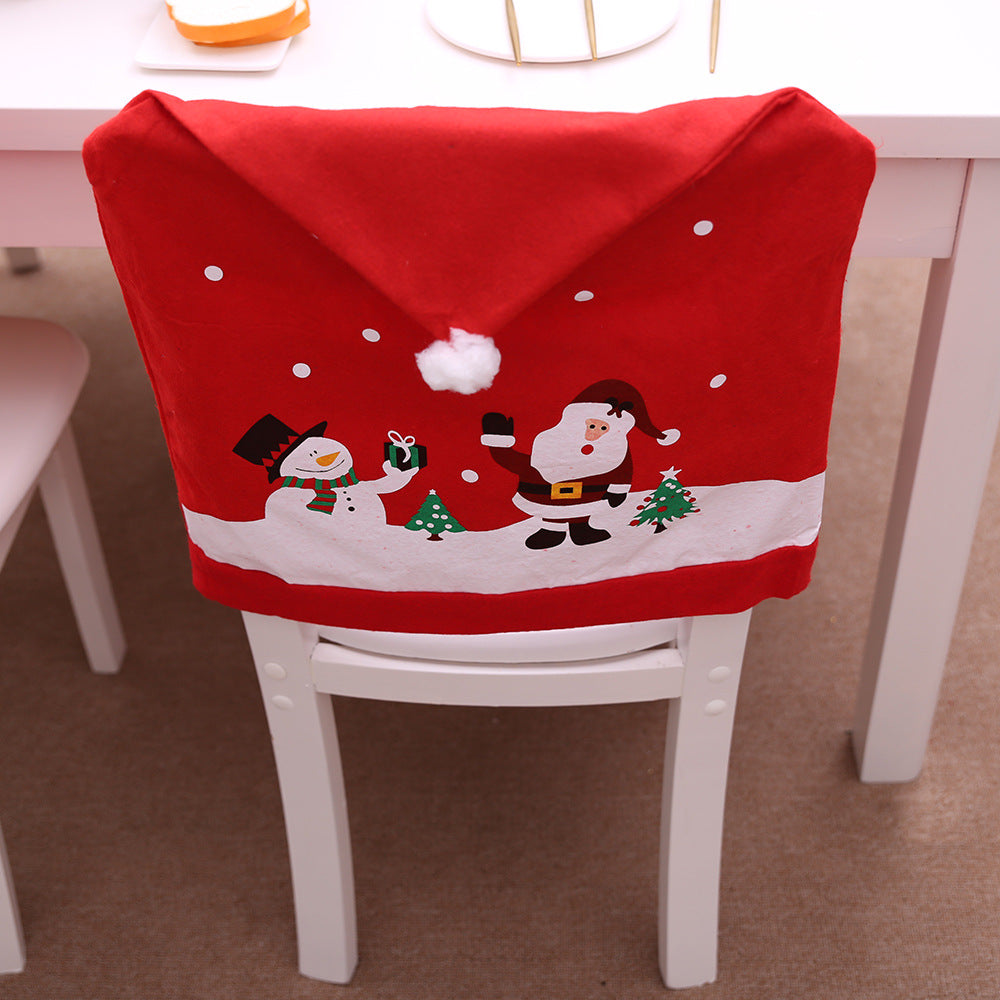 Housse de Chaise Festive – Pour une Table Joyeuse