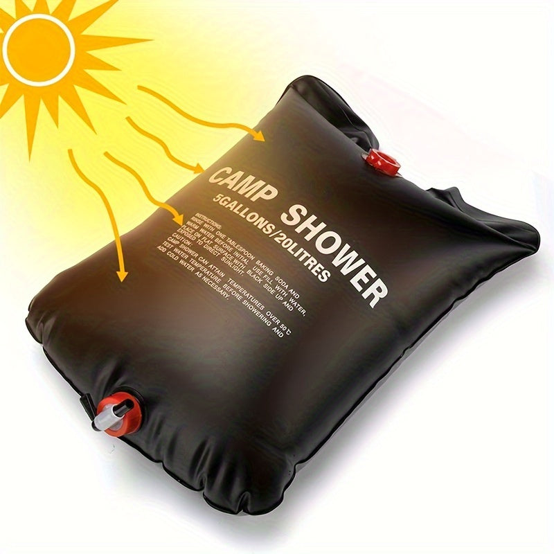 Douche de camping portable – 20L avec tuyau amovible et pommeau réglable