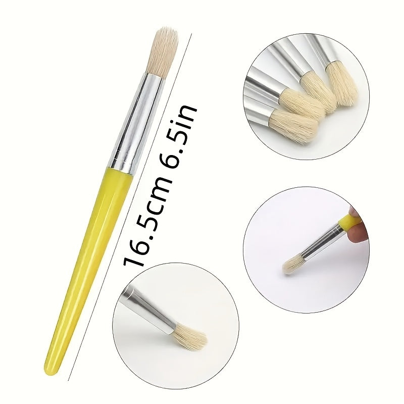 Set de Pinceaux d’Artistes – Adapté à Diverses Techniques de Peinture