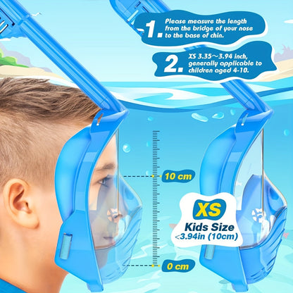 Set de masque de plongée panoramique HD – Vision et confort améliorés pour le snorkeling et la natation