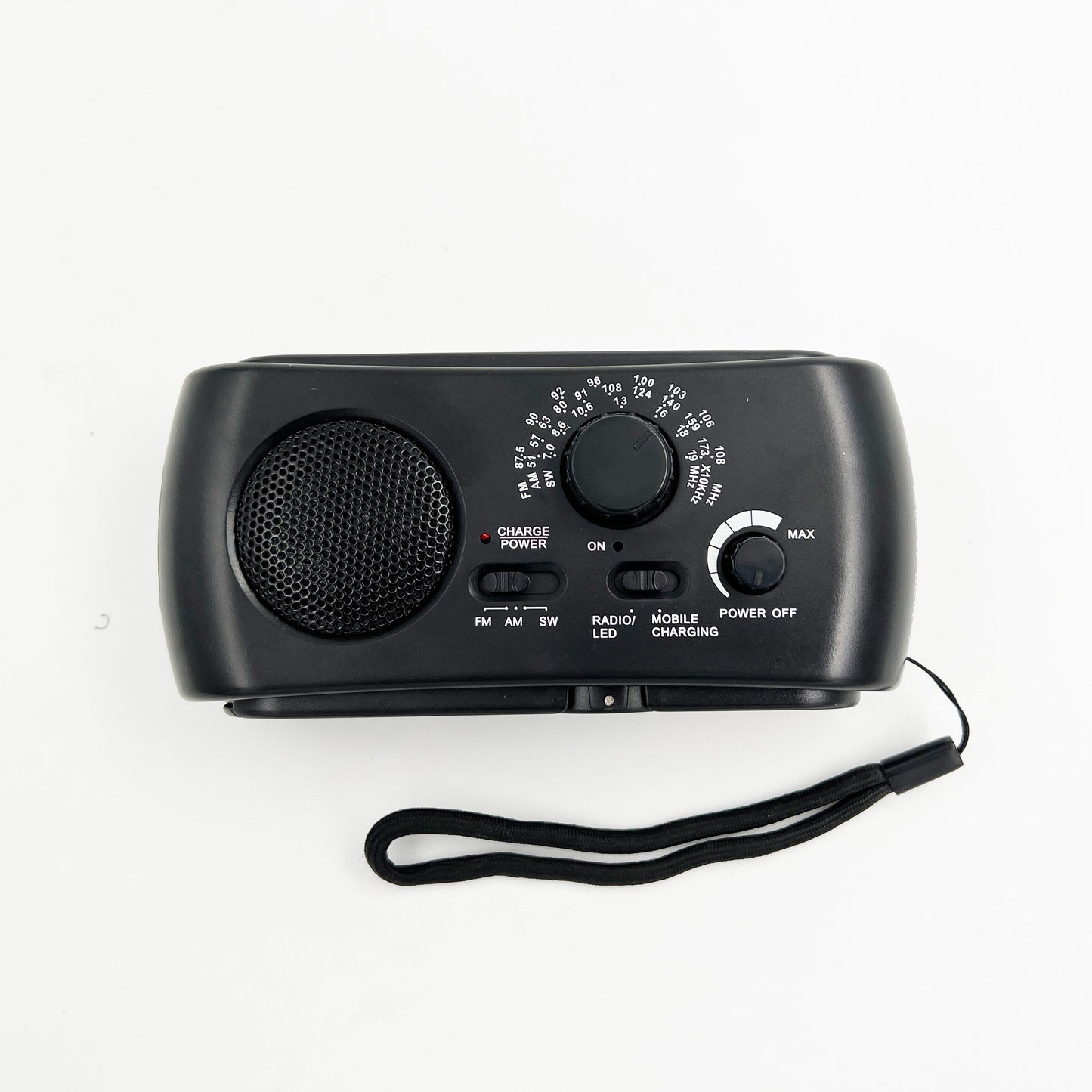 Radio de secours SurvivorTune – Radio portable AM/FM avec chargeur et lampe torche