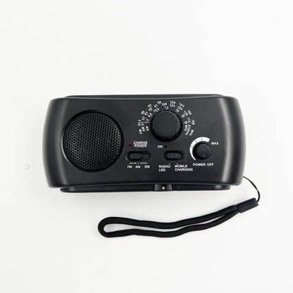 Radio de secours SurvivorTune – Radio portable AM/FM avec chargeur et lampe torche