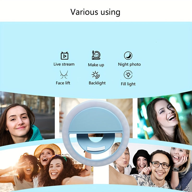 Anneau Lumineux LED Selfie – Idéal pour le Maquillage et la Photographie