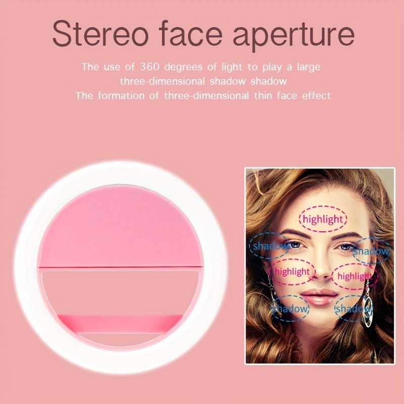 Anneau Lumineux LED Selfie – Idéal pour le Maquillage et la Photographie