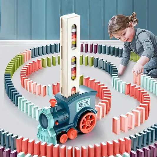 Train à Dominos Automatique - Amusant et Éducatif