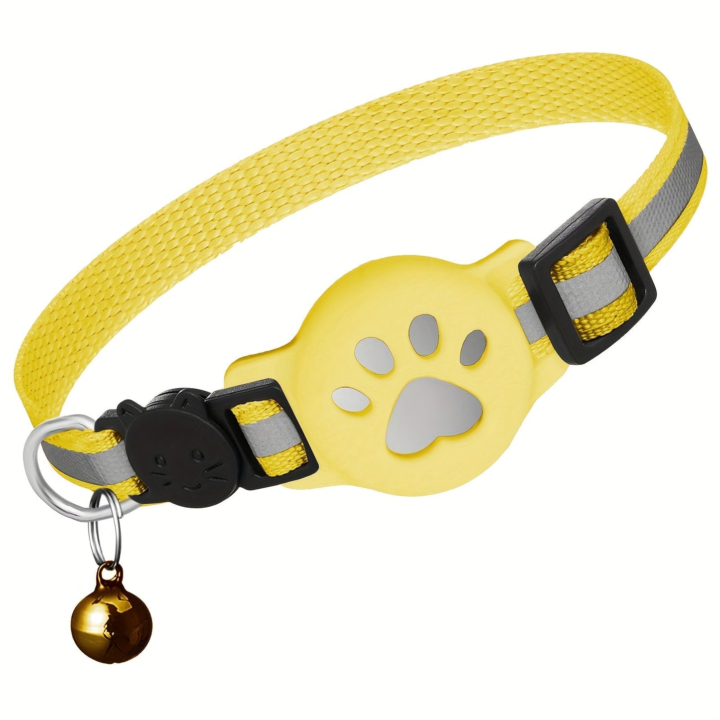 Collier pour chat avec boucle de sécurité et clochette – Réglable pour chats de différentes tailles