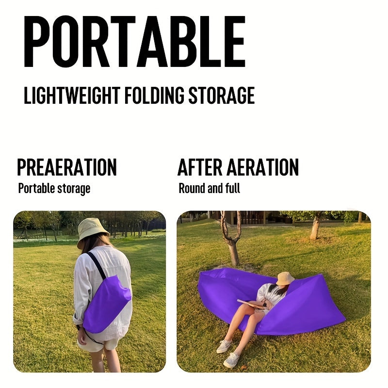Canapé gonflable – Léger et confortable pour le camping et les aventures en plein air
