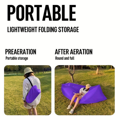 Canapé gonflable – Léger et confortable pour le camping et les aventures en plein air