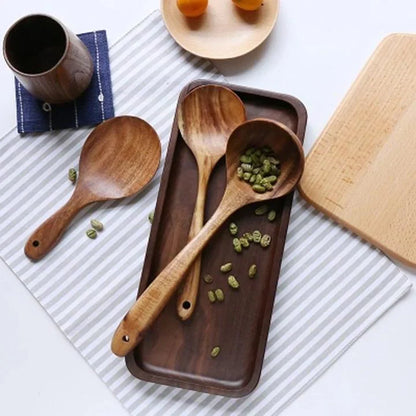 Ensemble de Cuisine en Bois Naturel – Cuisine Durable et Stylée
