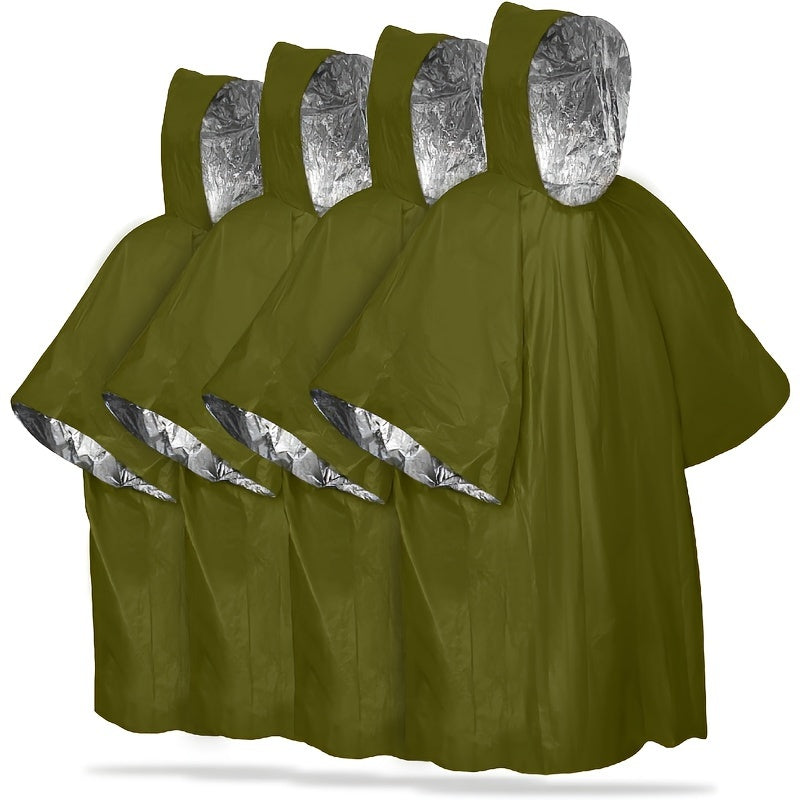 Ponchos d’urgence StormGuard – Protection imperméable et thermique