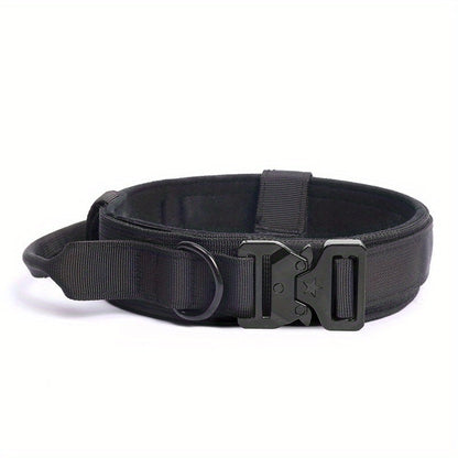 Collier tactique militaire pour chien – Réglable et durable pour chiens moyens et grands