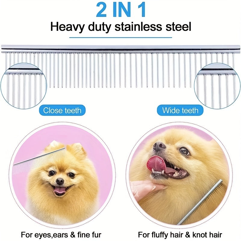 Kit de toilettage professionnel pour animaux – Ciseaux et peigne pour un toilettage parfait de chiens et chats