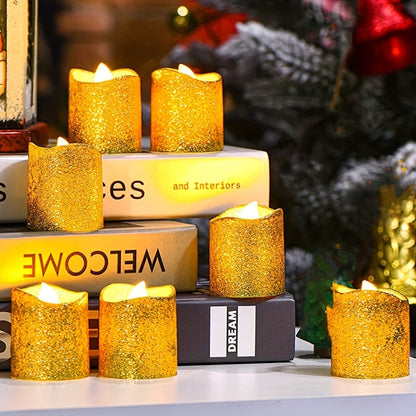 Bougies LED Scintillantes – Pour une Ambiance Chaleureuse
