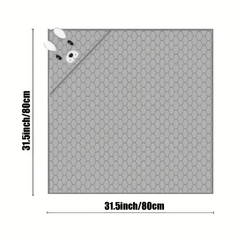 Serviette à capuche douce pour enfants avec motif animalier - Absorbante et confortable