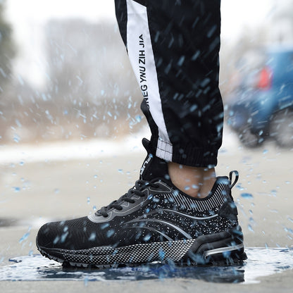 Baskets de sécurité tendance pour hommes – Anti-écrasement et résistantes aux perforations