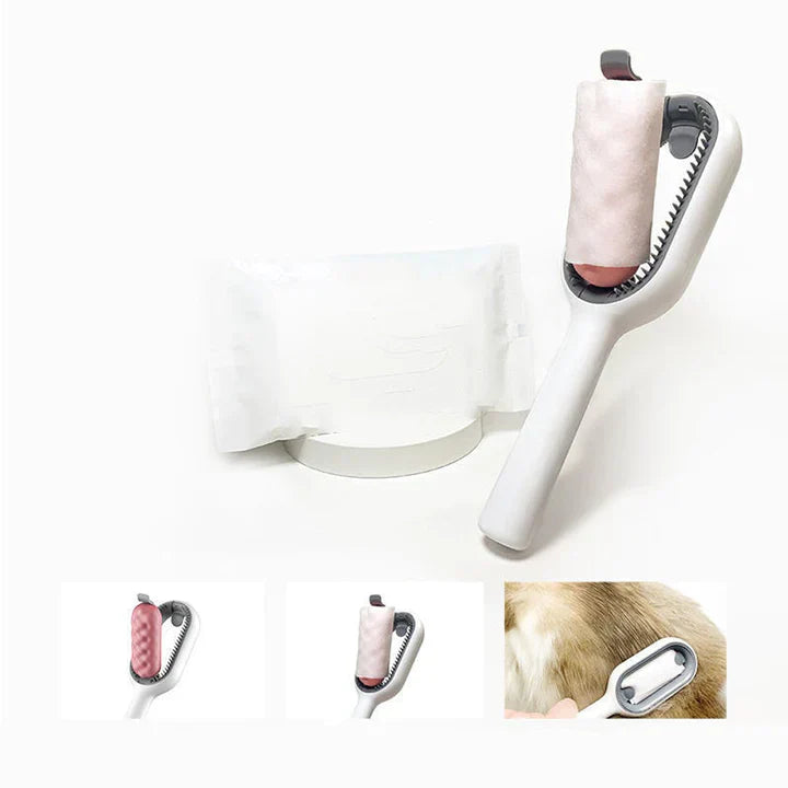 Brosse multifonctionnelle – Idéale pour le toilettage des animaux et le nettoyage des surfaces