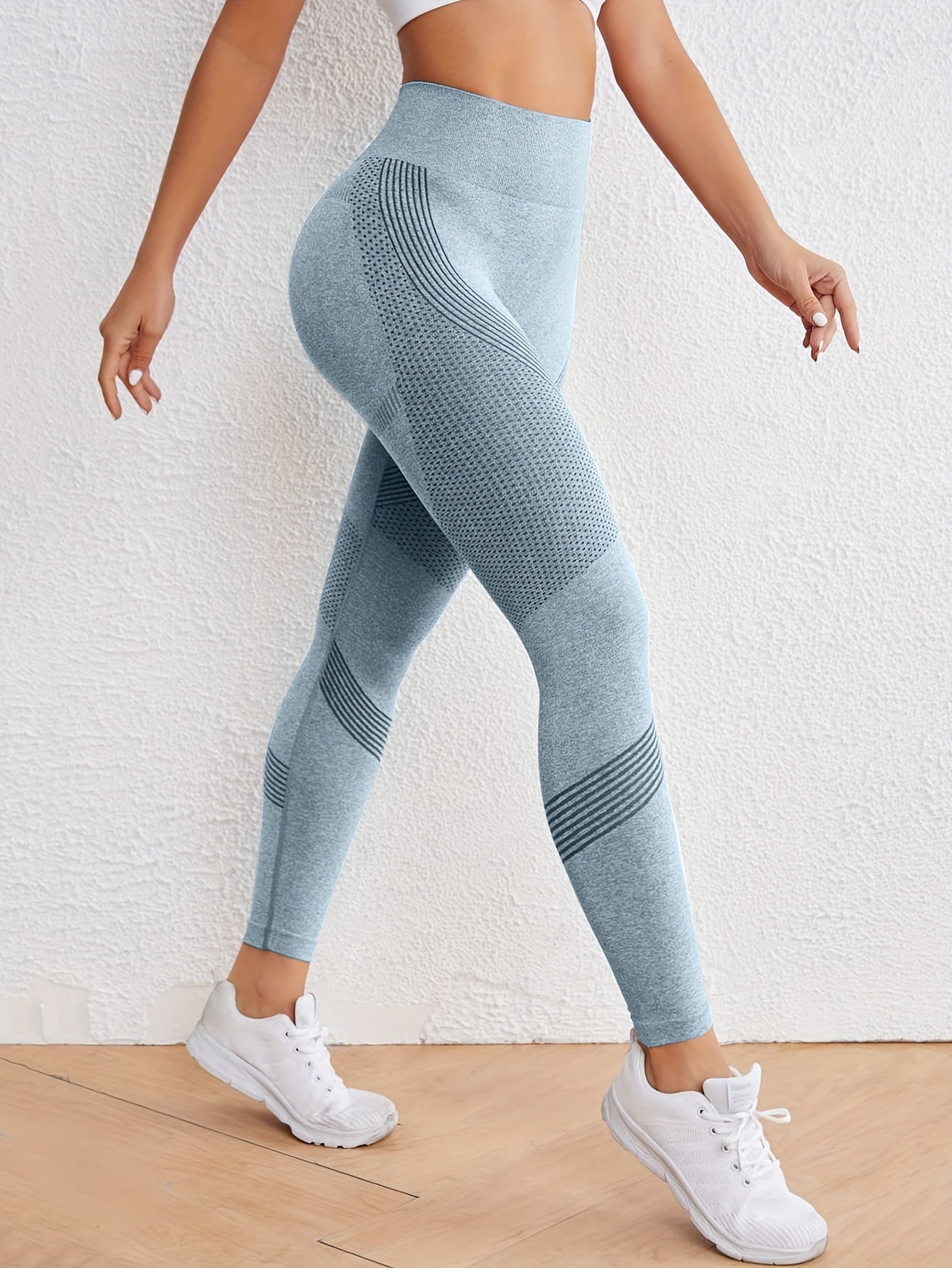 Leggings de yoga taille haute sans coutures – Respirants, extensibles et effet push-up pour chaque entraînement