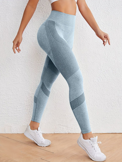 Leggings de yoga taille haute sans coutures – Respirants, extensibles et effet push-up pour chaque entraînement