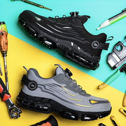 Chaussures de Sécurité pour Hommes - Respirantes et Antidérapantes avec Boucle Rotative