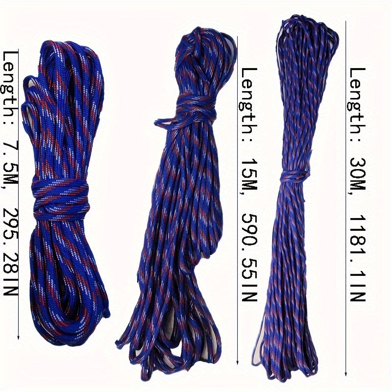 Corde robuste à 7 brins – Solide et polyvalente pour le camping et les situations d'urgence