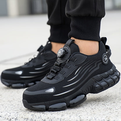 Chaussures de Sécurité pour Hommes - Respirantes et Antidérapantes avec Boucle Rotative