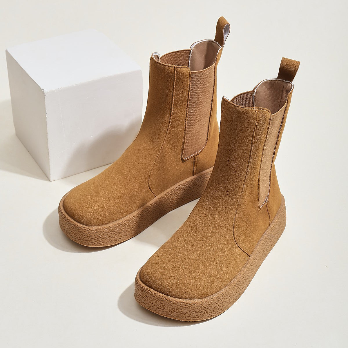 Bottines Chelsea confortables pour femmes - Bottines chaudes et élégantes
