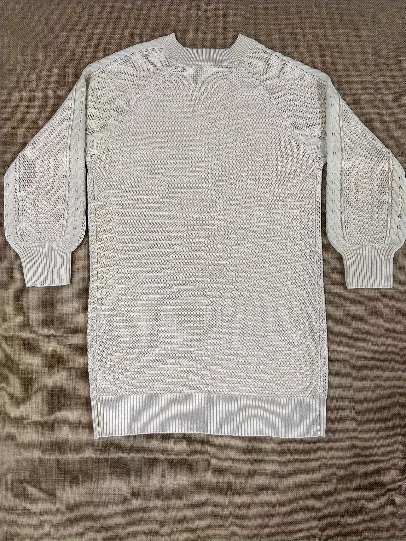 Robe d’Automne Tricotée de Luxe – Chaude, Stylée et Confortable