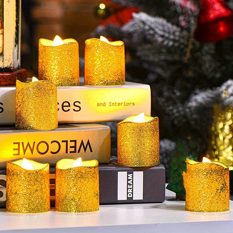 Bougies LED Scintillantes – Pour une Ambiance Chaleureuse