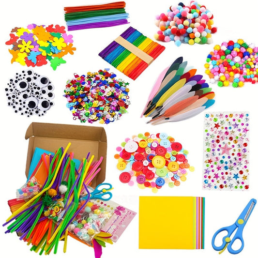 Set créatif DIY pour enfants – Jouet éducatif avec divers matériaux