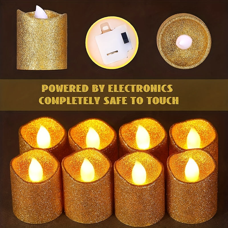 Bougies LED Scintillantes – Pour une Ambiance Chaleureuse
