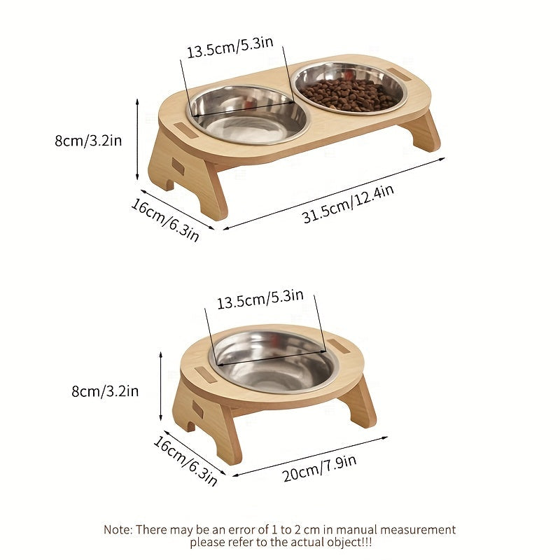 Set de gamelles surélevées pour chat – Repas durable et confortable pour votre chat