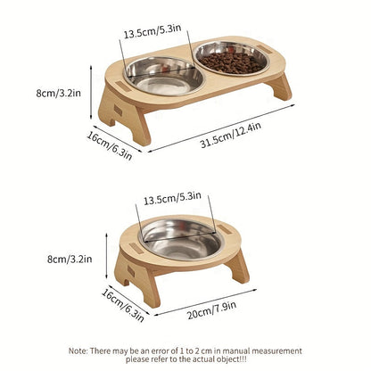 Set de gamelles surélevées pour chat – Repas durable et confortable pour votre chat