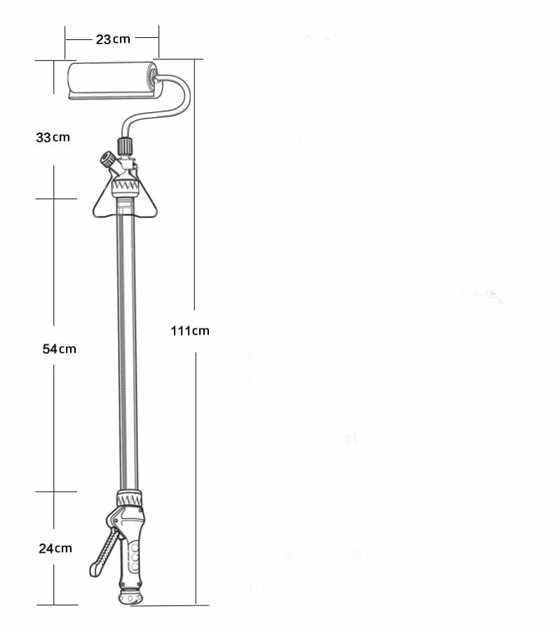 Rouleau de peinture extensible avec système d'alimentation intégré – Peinture efficace et propre