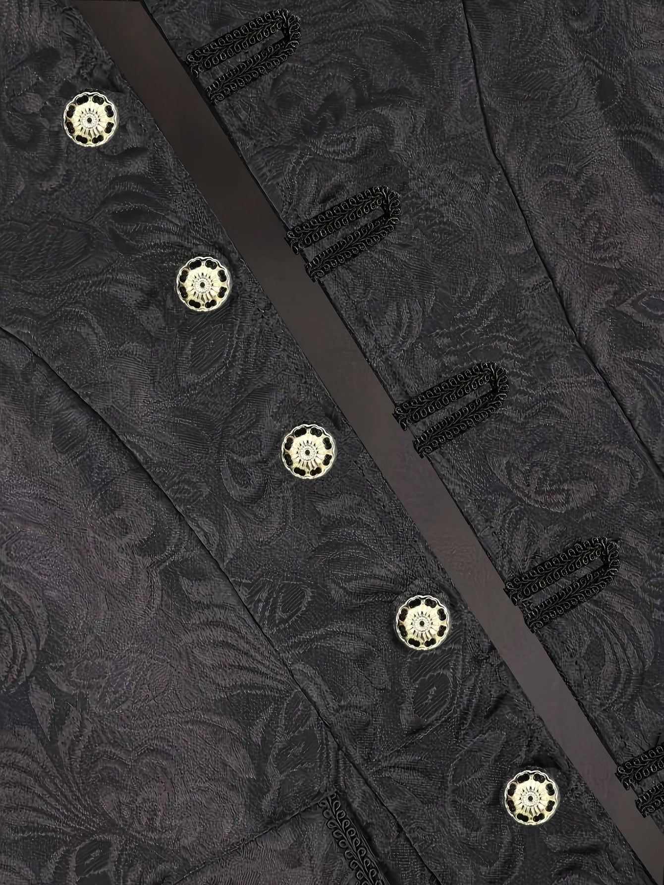 Veste Jacquard Médiévale Henri - Tenue Élégante et Stylée pour Occasions Festives