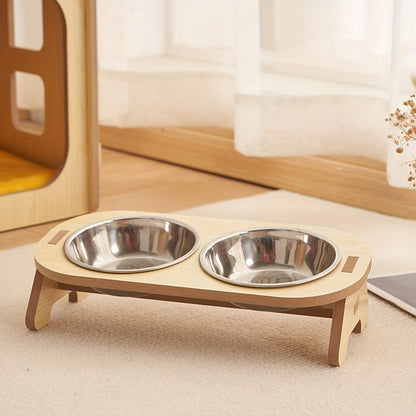 Set de gamelles surélevées pour chat – Repas durable et confortable pour votre chat