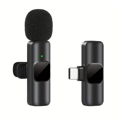 Microphone Lavalier Sans Fil Professionnel - Idéal pour les Enregistrements Vidéo et le Streaming en Direct