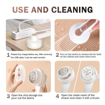 Rouleau Anti-Peluches Rechargeable - Élimination Efficace des Peluches pour Vêtements et Meubles
