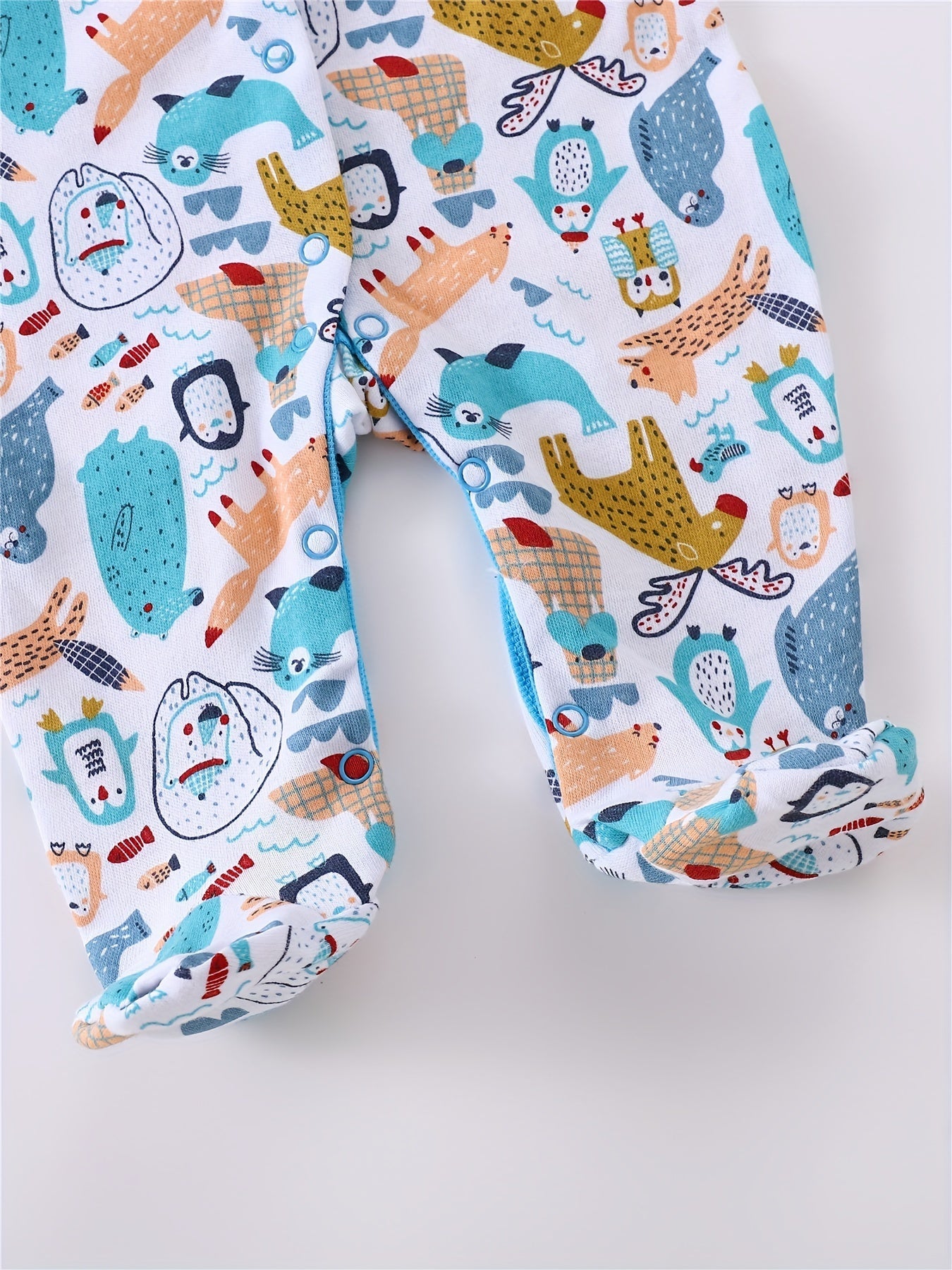 Set de 3 Bodys Bébé avec Imprimés Animaux – Manches Longues pour Activités en Plein Air