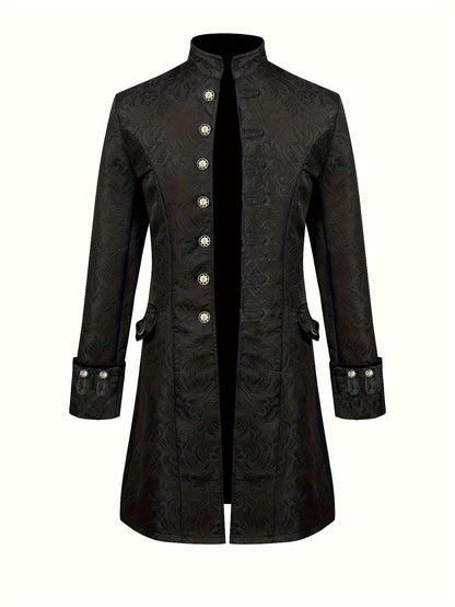 Veste Jacquard Médiévale Henri - Tenue Élégante et Stylée pour Occasions Festives