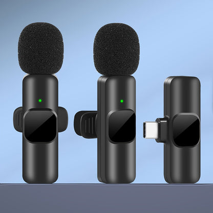 Microphone Lavalier Sans Fil Professionnel - Idéal pour les Enregistrements Vidéo et le Streaming en Direct