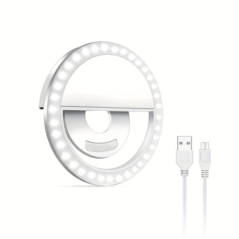Anneau Lumineux LED Selfie – Idéal pour le Maquillage et la Photographie