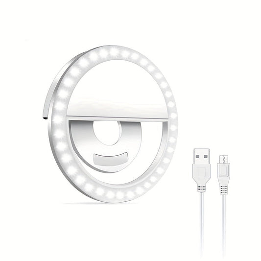 Anneau Lumineux LED Selfie – Idéal pour le Maquillage et la Photographie